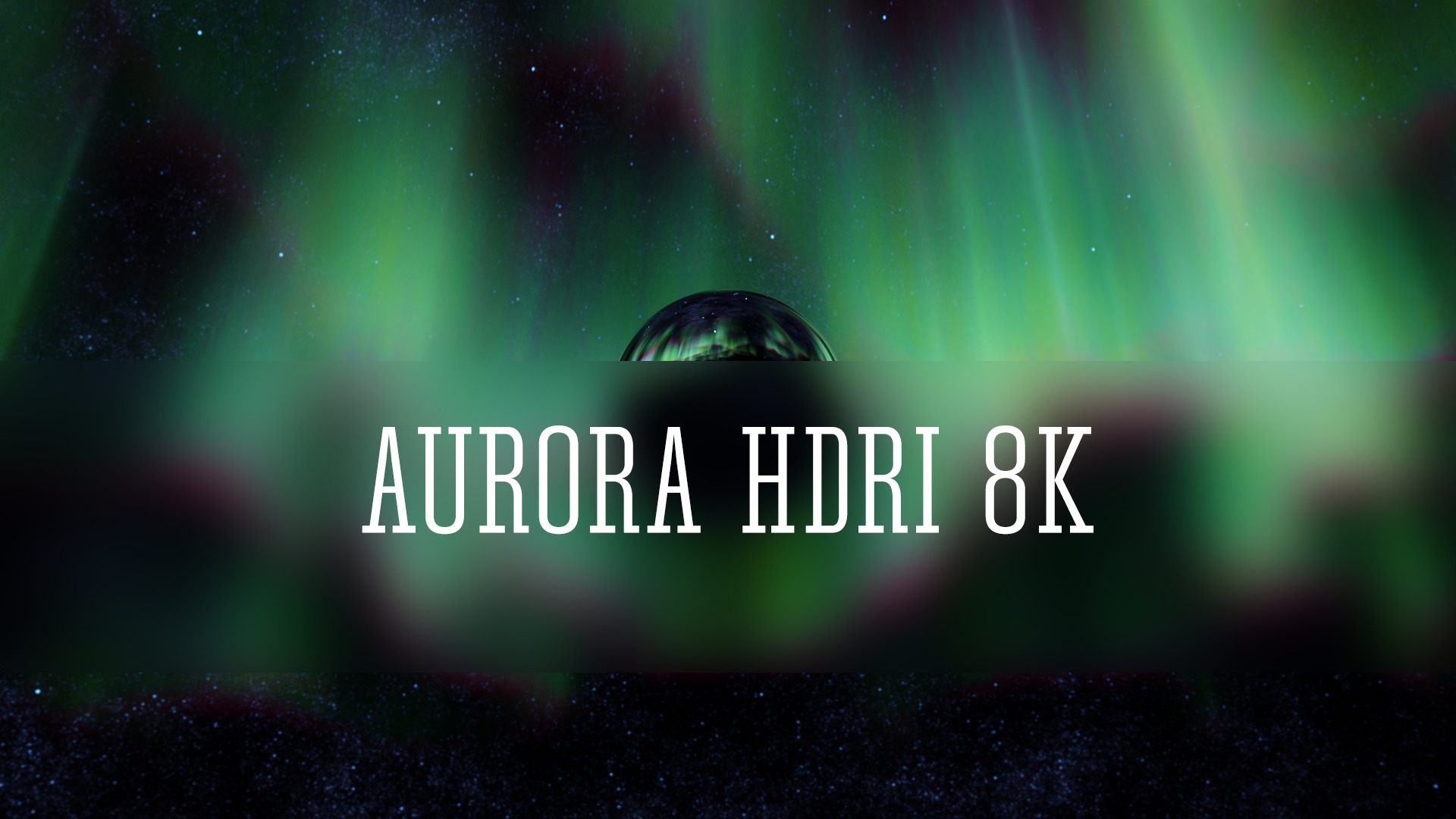 4 8K Aurora Northern Lights Hdri Pack Low-poly 3D model_1