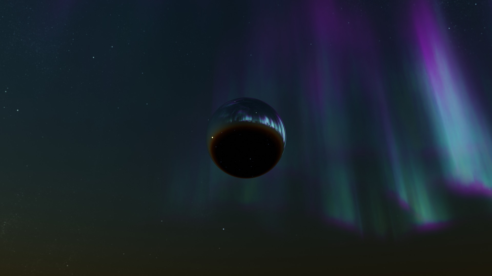 4 8K Aurora Northern Lights Hdri Pack Low-poly 3D model_13