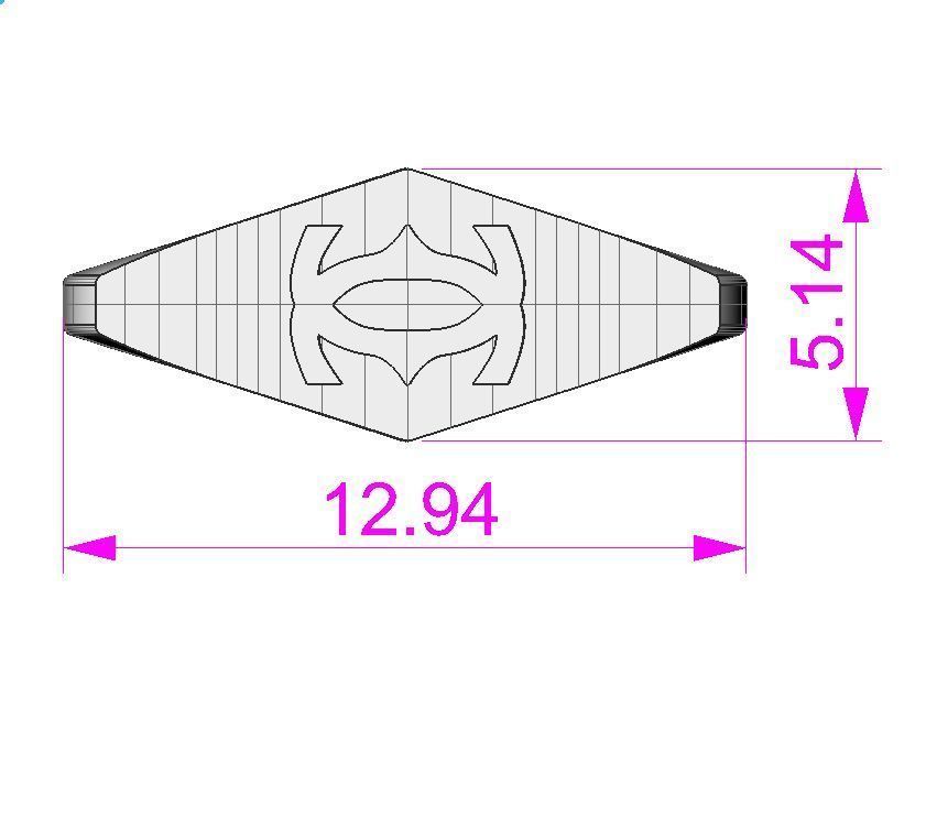 Jewelry LOCK box and link 5mm chain or bracelet printable STL 3D print model_11