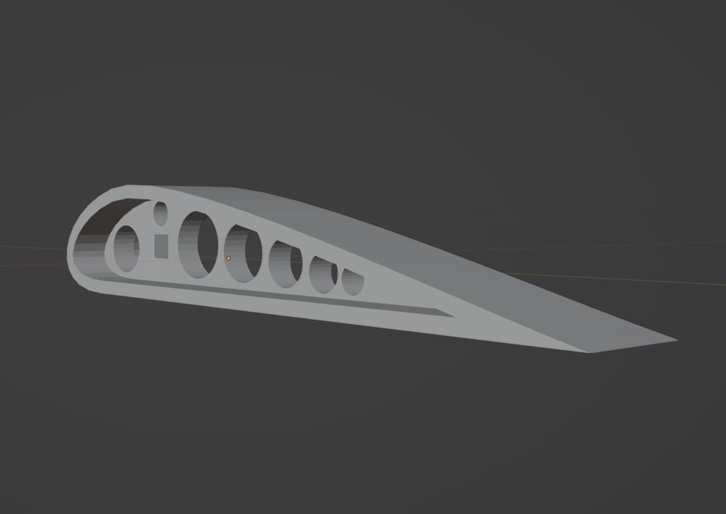 Plane Rib Airfoil Free 3D print model_2