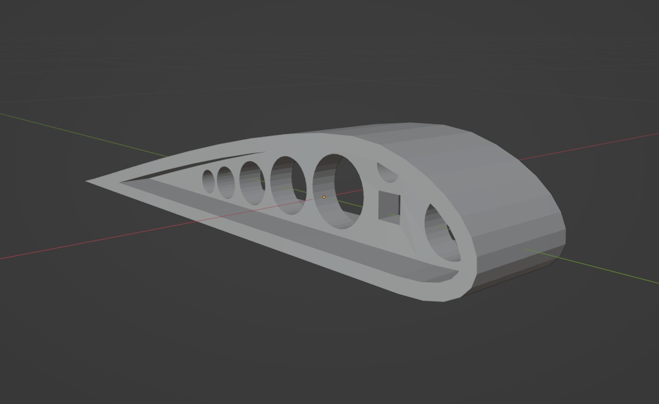 Plane Rib Airfoil Free 3D print model_1