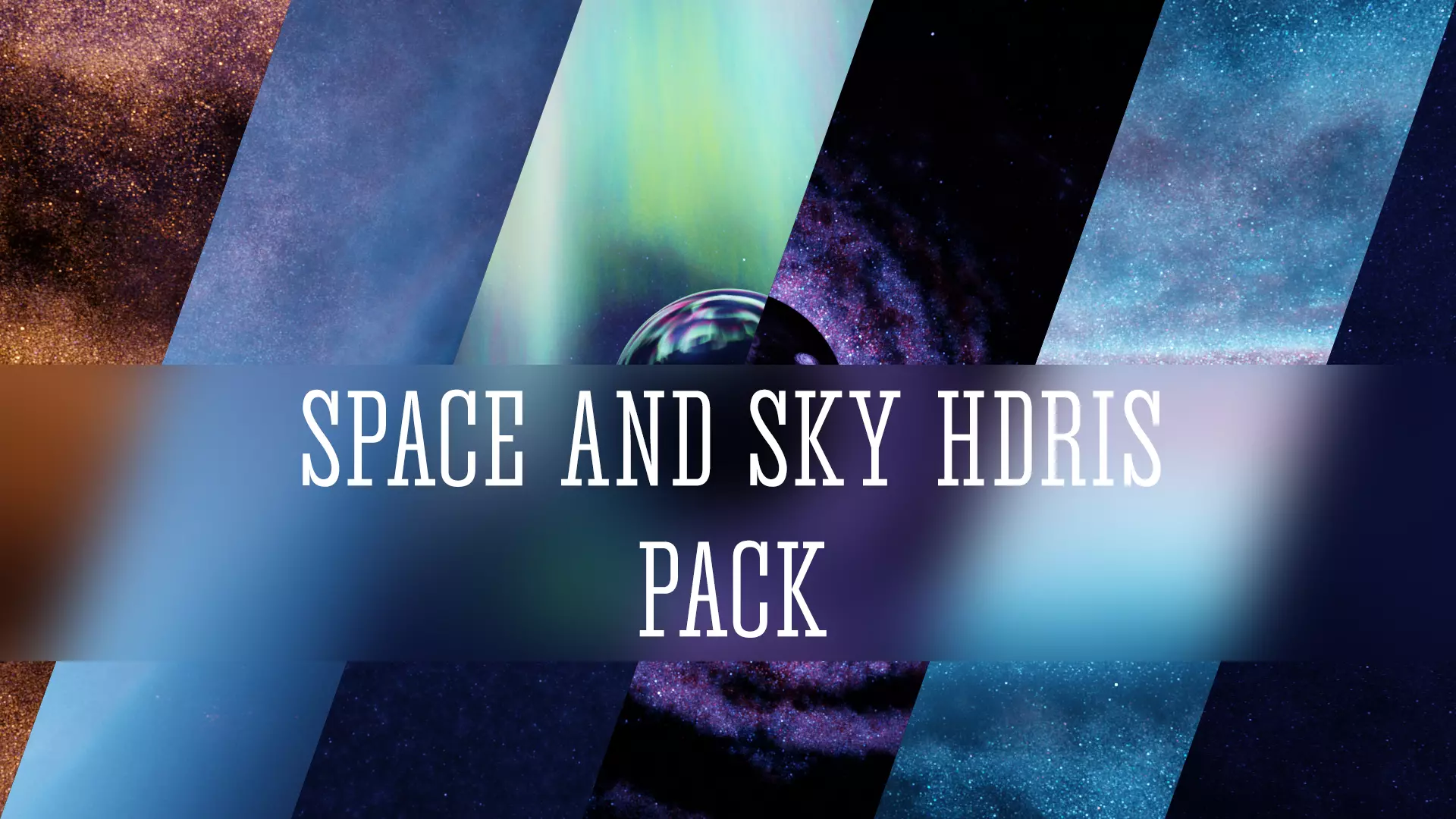 6 16K Space And Sky Hdri Pack Low-poly 3D model_0