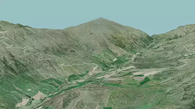 Mountains Landscape - Cardrona Valley New Zealand - 2