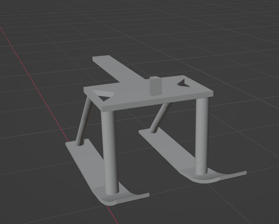 Rc Plane Sled Free 3D print model_4
