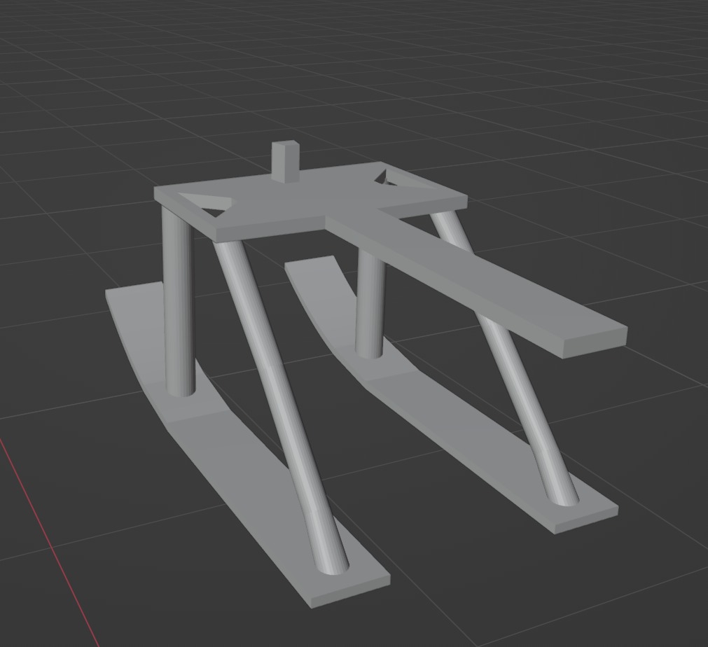 Rc Plane Sled Free 3D print model_5