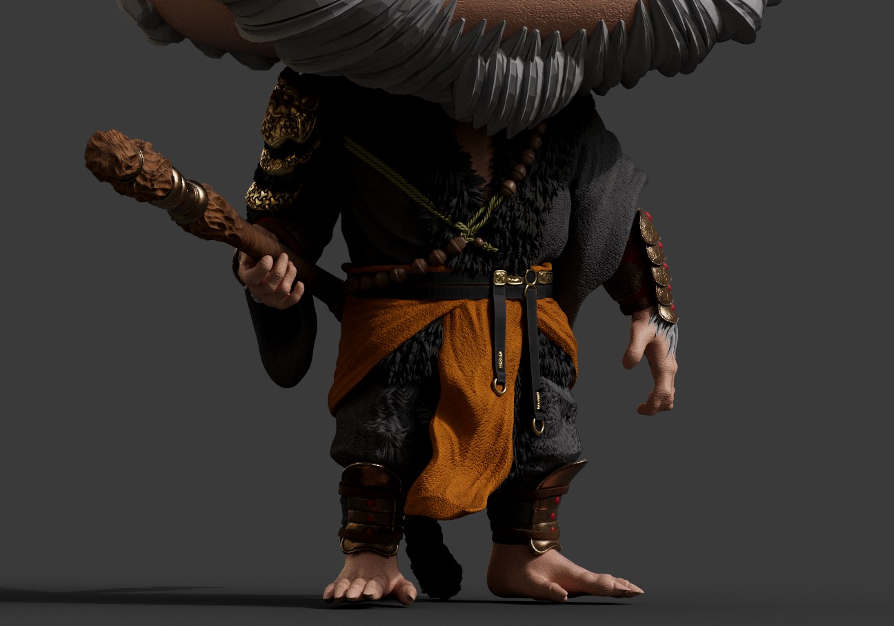 Black Myth Wukong - Custom Funko Pop 3D print model_6