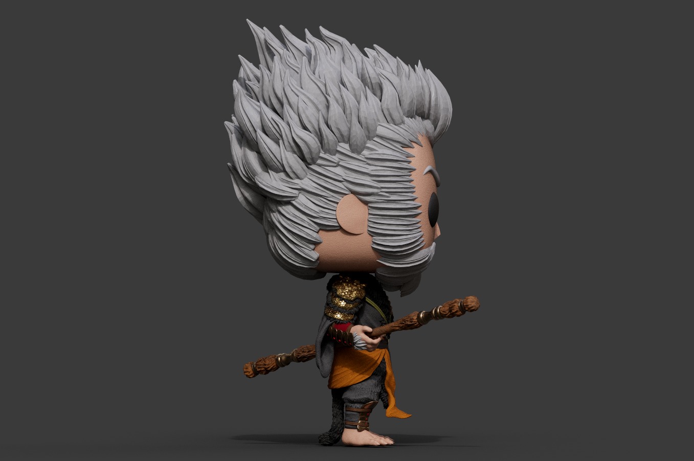 Black Myth Wukong - Custom Funko Pop 3D print model_3