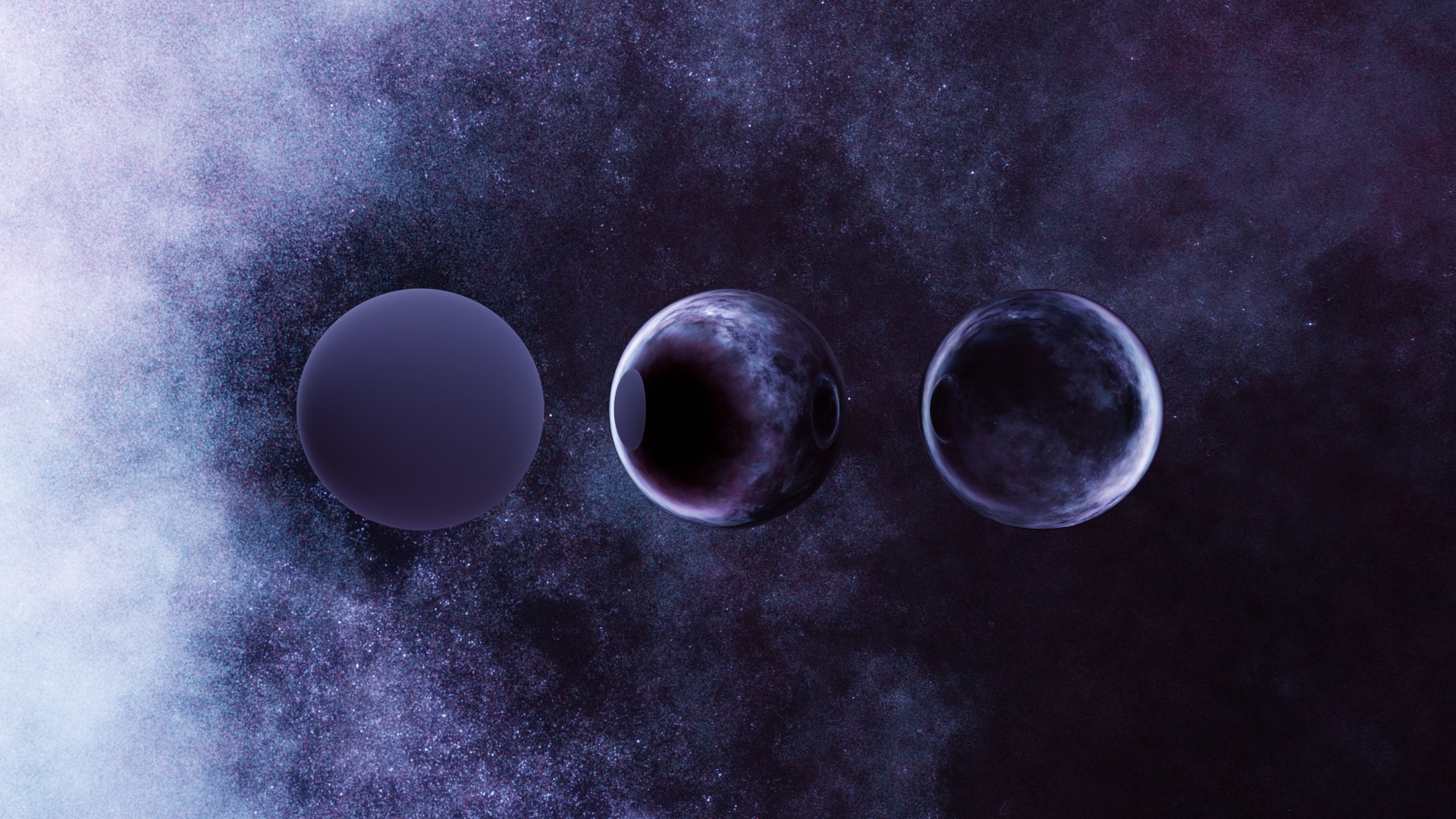 4 Realistic Bright Galaxy 8K Hdris Pack Low-poly 3D model_12