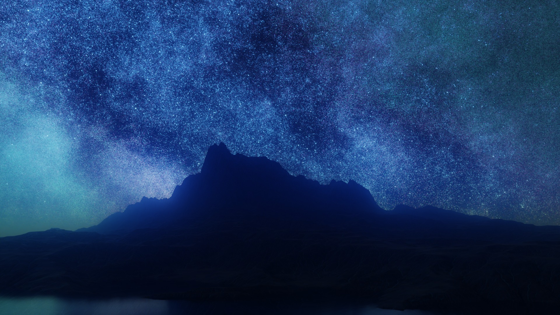 4 Realistic Bright Galaxy 8K Hdris Pack Low-poly 3D model_17