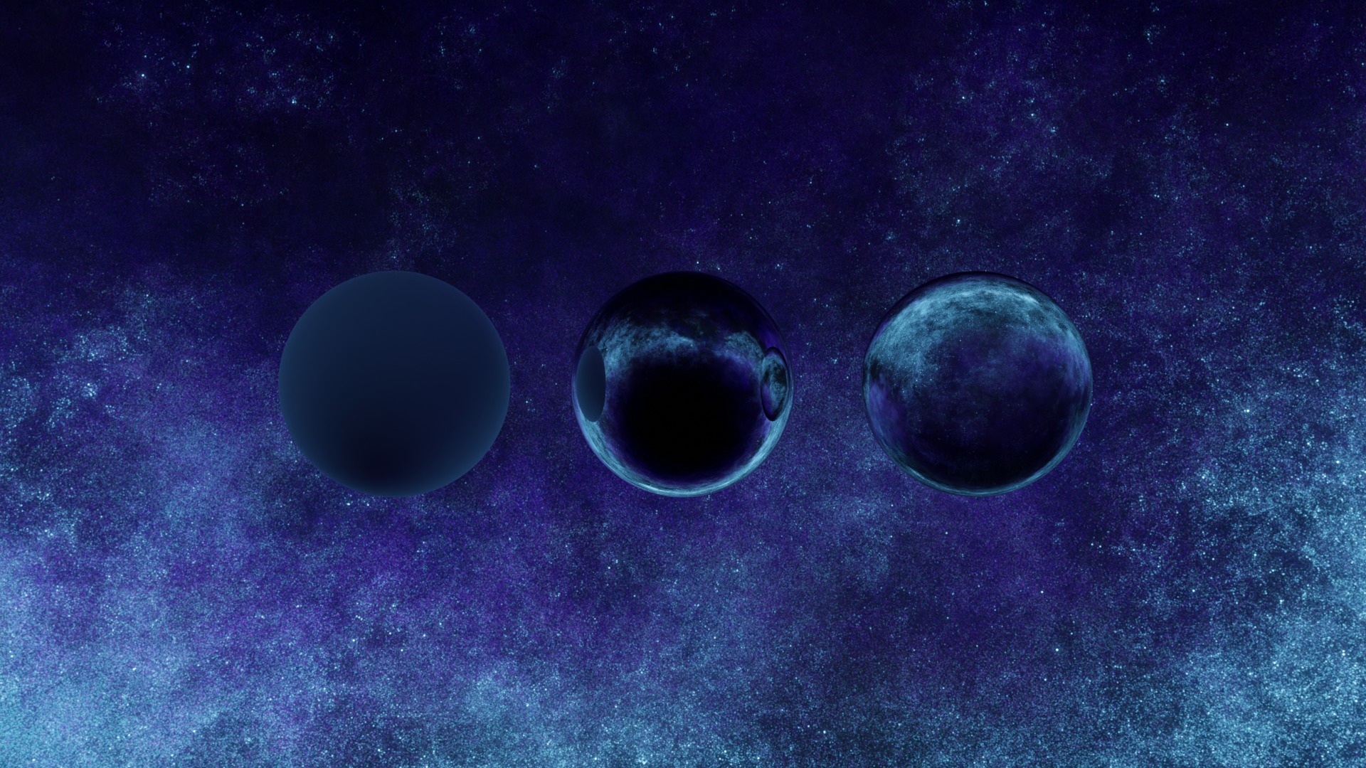 4 Realistic Bright Galaxy 8K Hdris Pack Low-poly 3D model_25