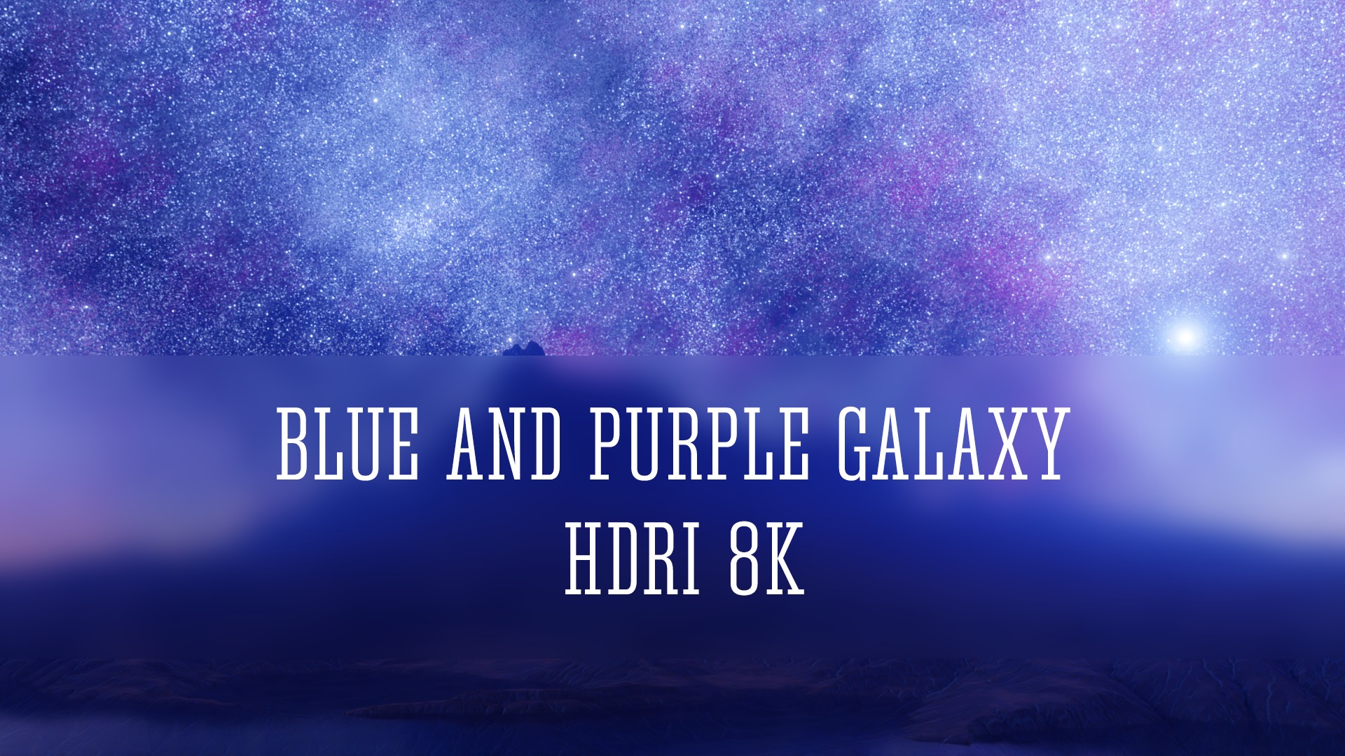 4 Realistic Bright Galaxy 8K Hdris Pack Low-poly 3D model_2