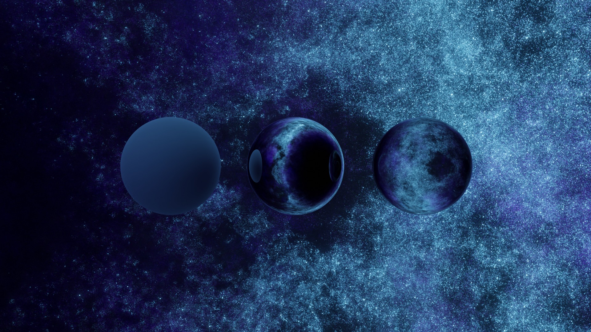 4 Realistic Bright Galaxy 8K Hdris Pack Low-poly 3D model_24