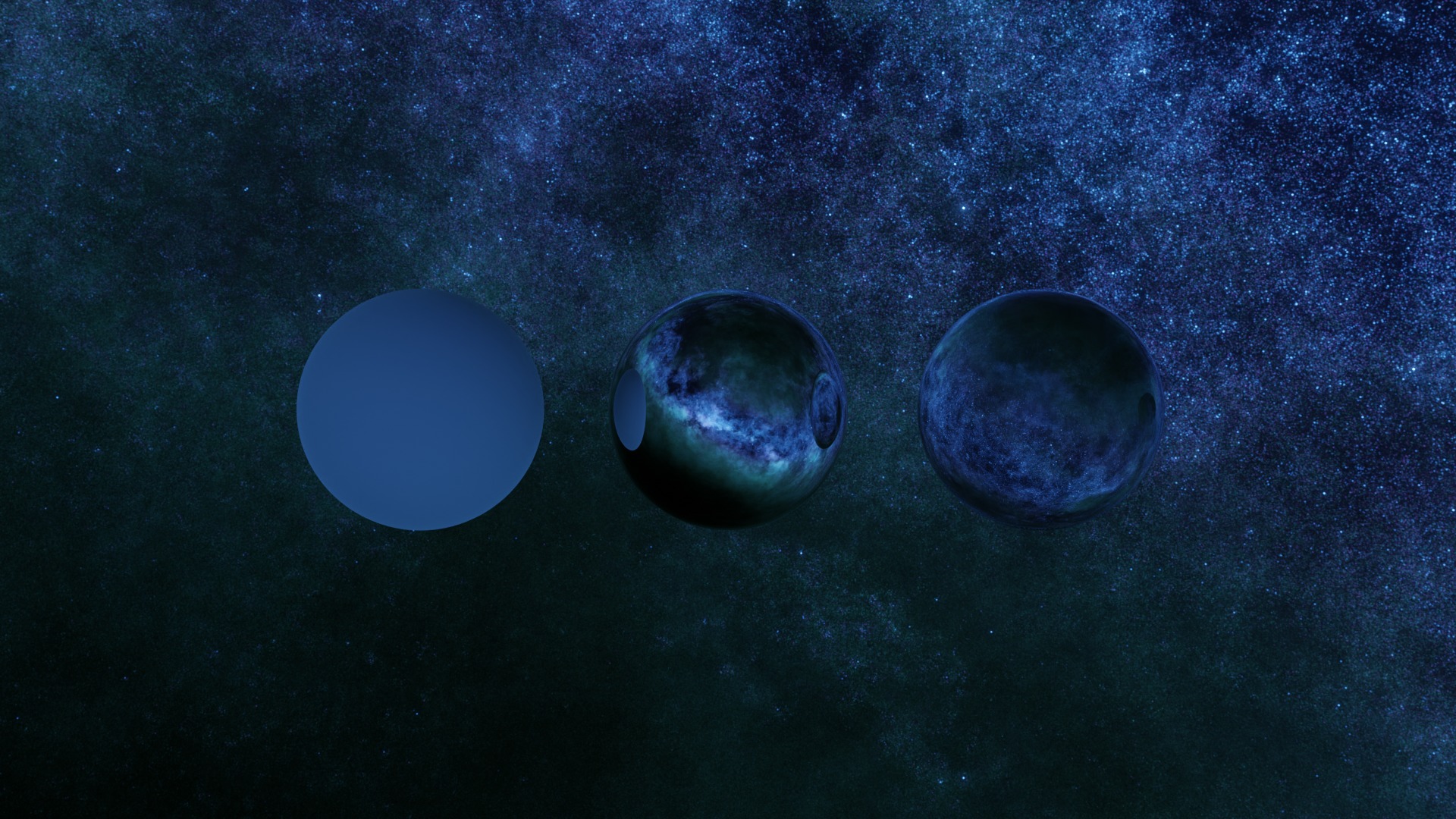 4 Realistic Bright Galaxy 8K Hdris Pack Low-poly 3D model_19