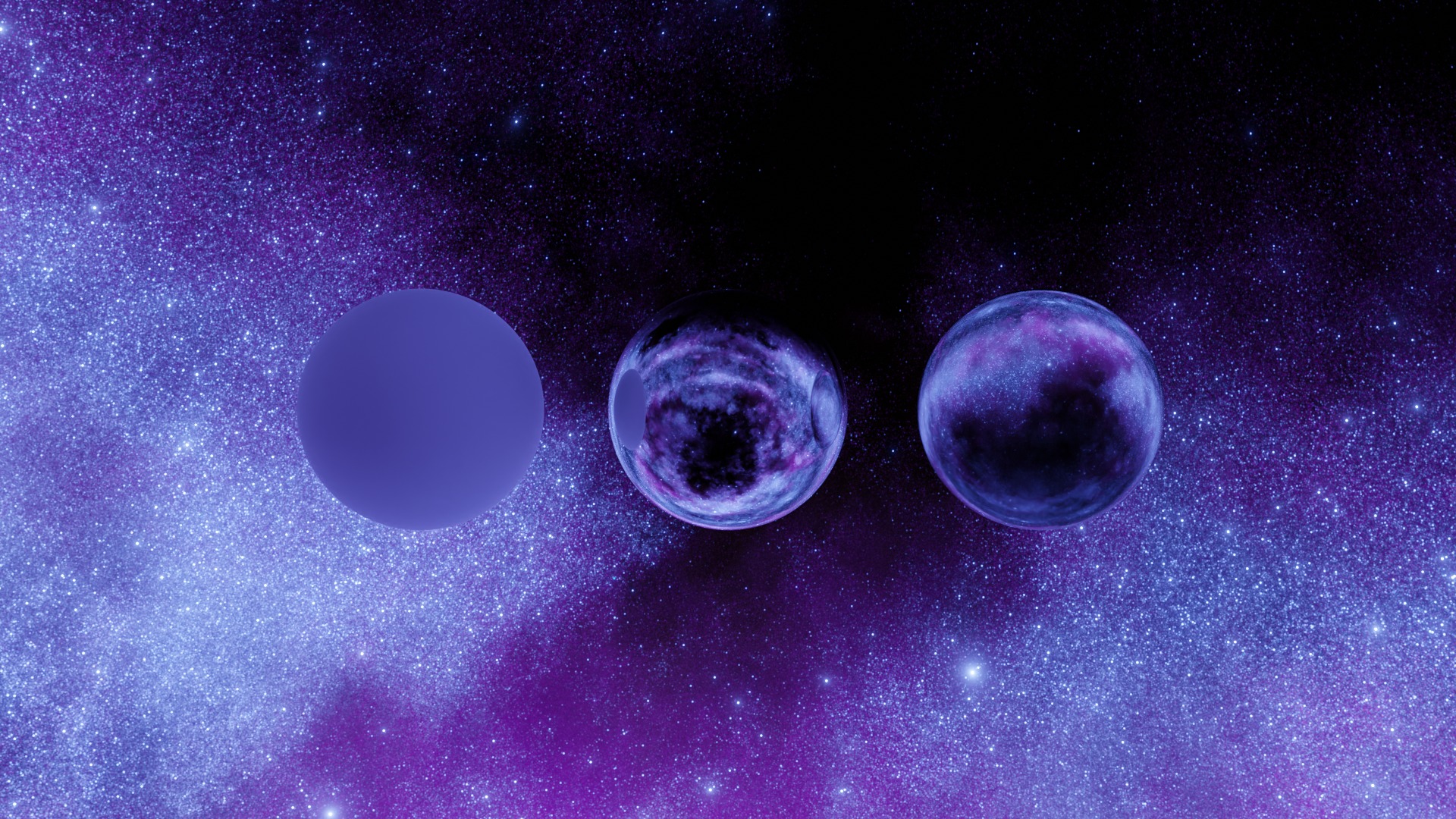 4 Realistic Bright Galaxy 8K Hdris Pack Low-poly 3D model_6