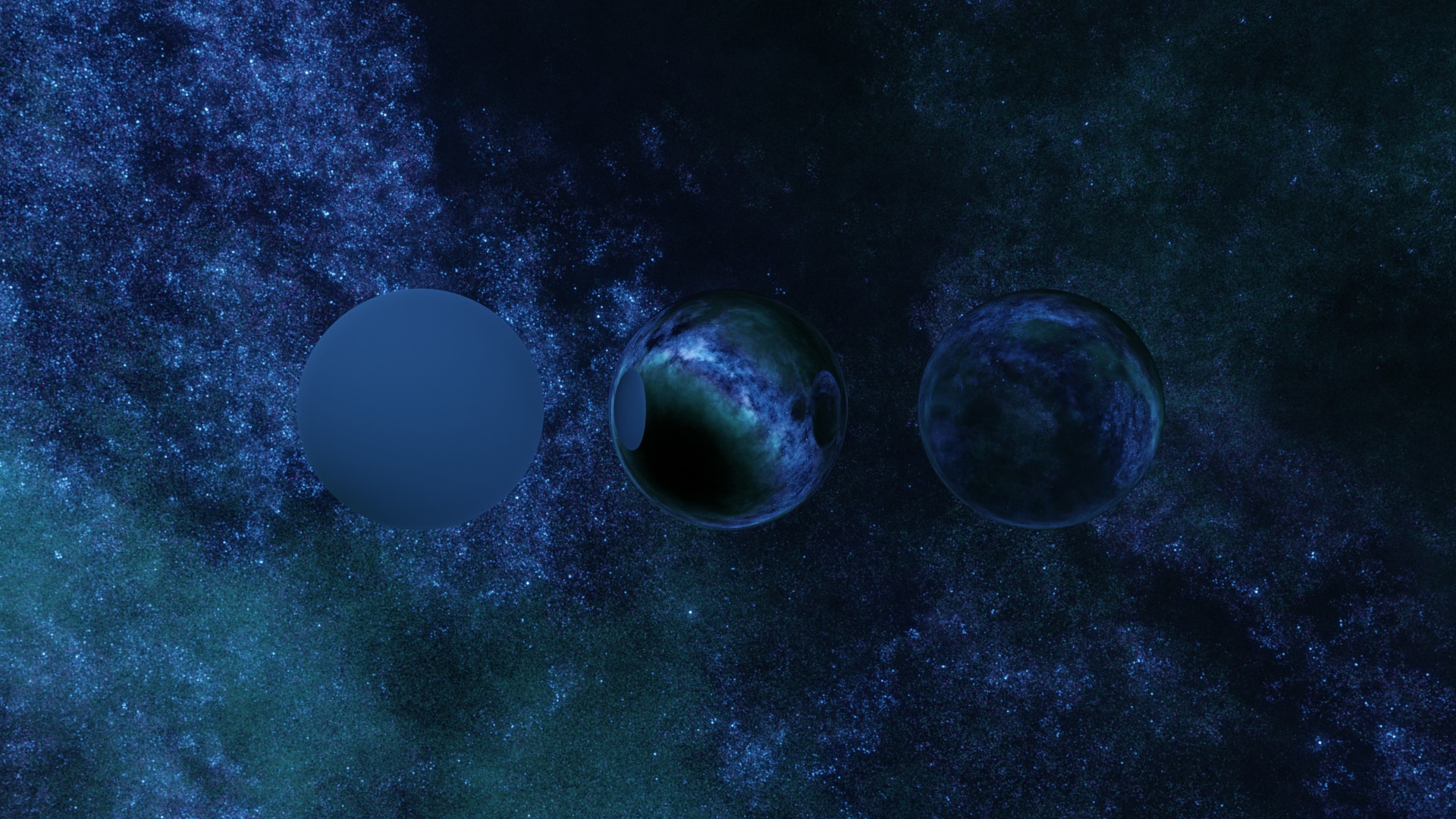 4 Realistic Bright Galaxy 8K Hdris Pack Low-poly 3D model_21