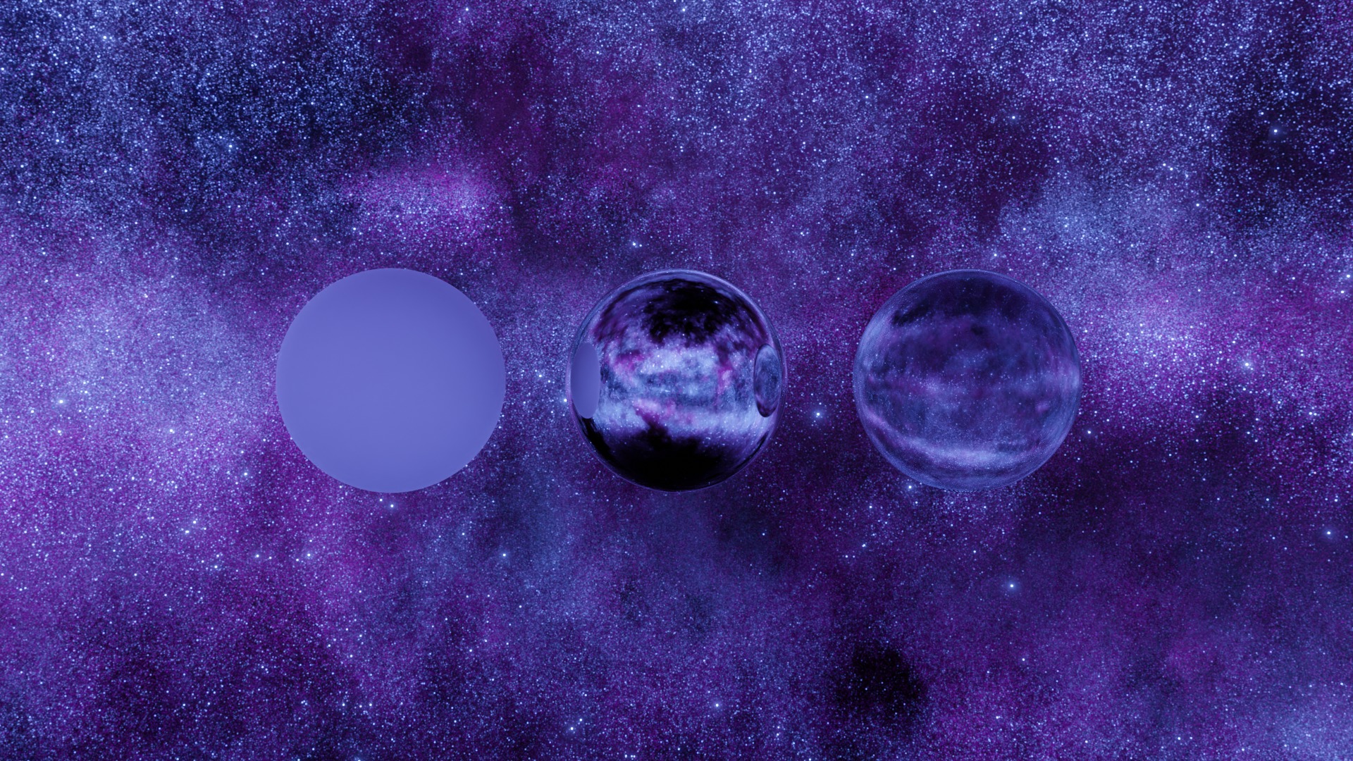 4 Realistic Bright Galaxy 8K Hdris Pack Low-poly 3D model_5