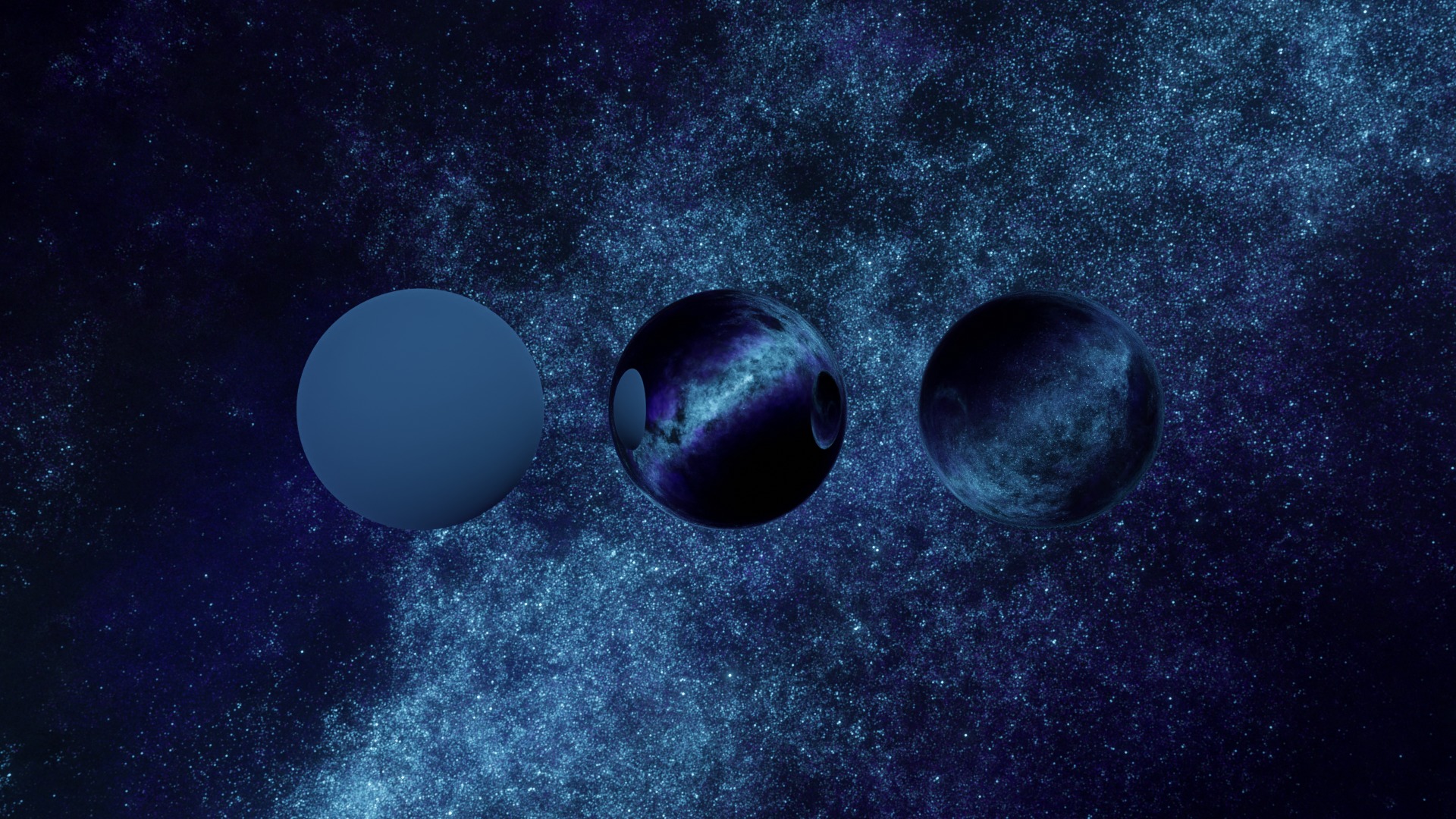 4 Realistic Bright Galaxy 8K Hdris Pack Low-poly 3D model_20