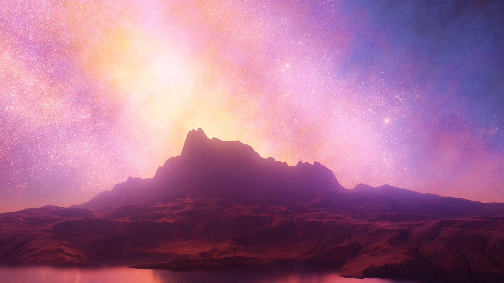 16 Colorful Galactic Starfield 8K Hdris Pack Low-poly 3D model_31