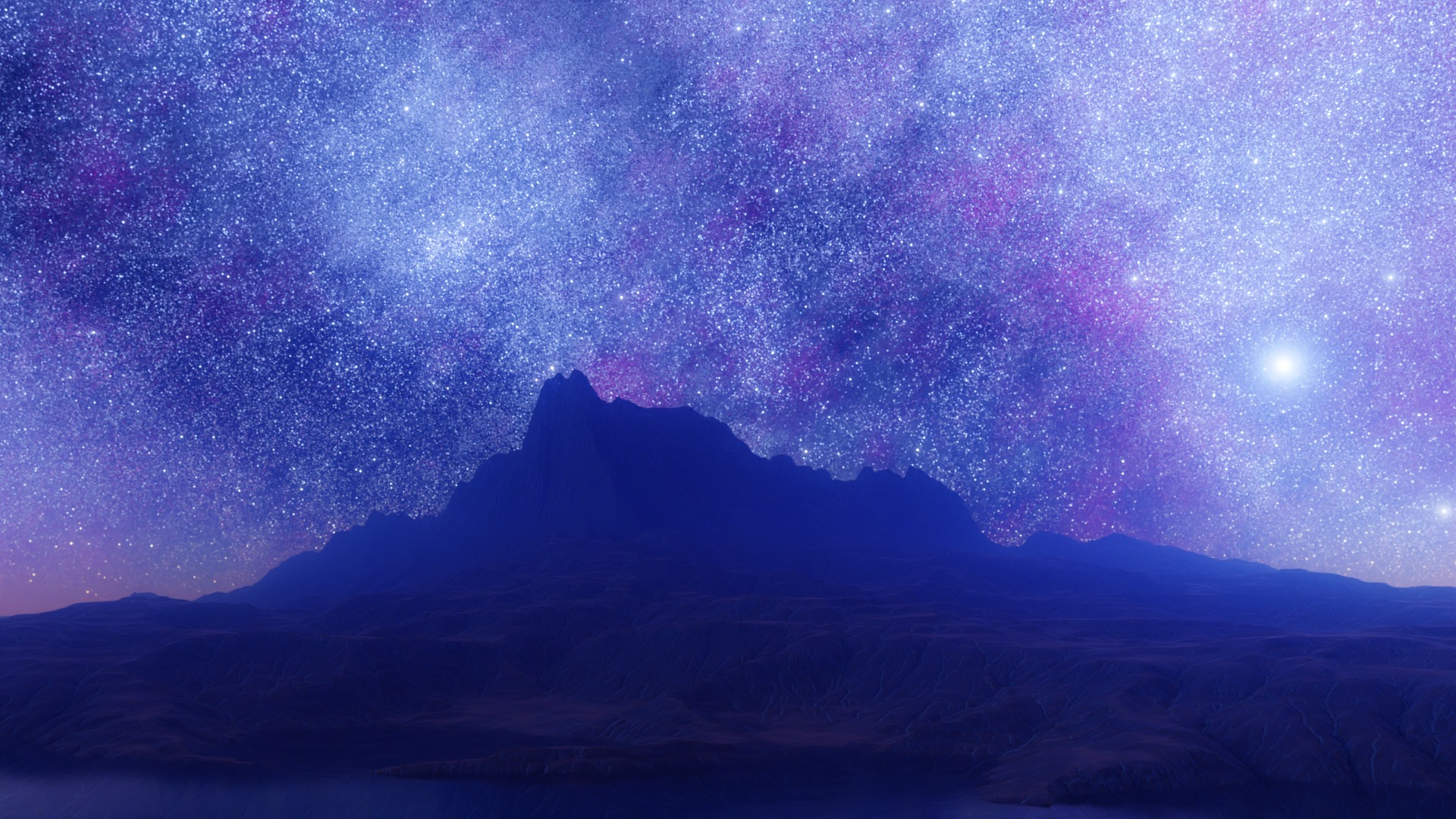 16 Colorful Galactic Starfield 8K Hdris Pack Low-poly 3D model_51