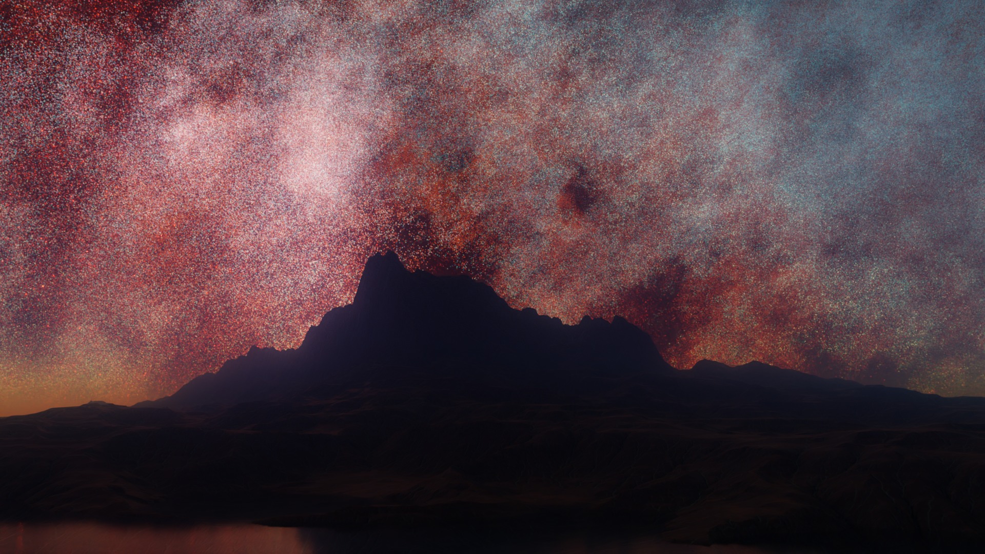16 Colorful Galactic Starfield 8K Hdris Pack Low-poly 3D model_23