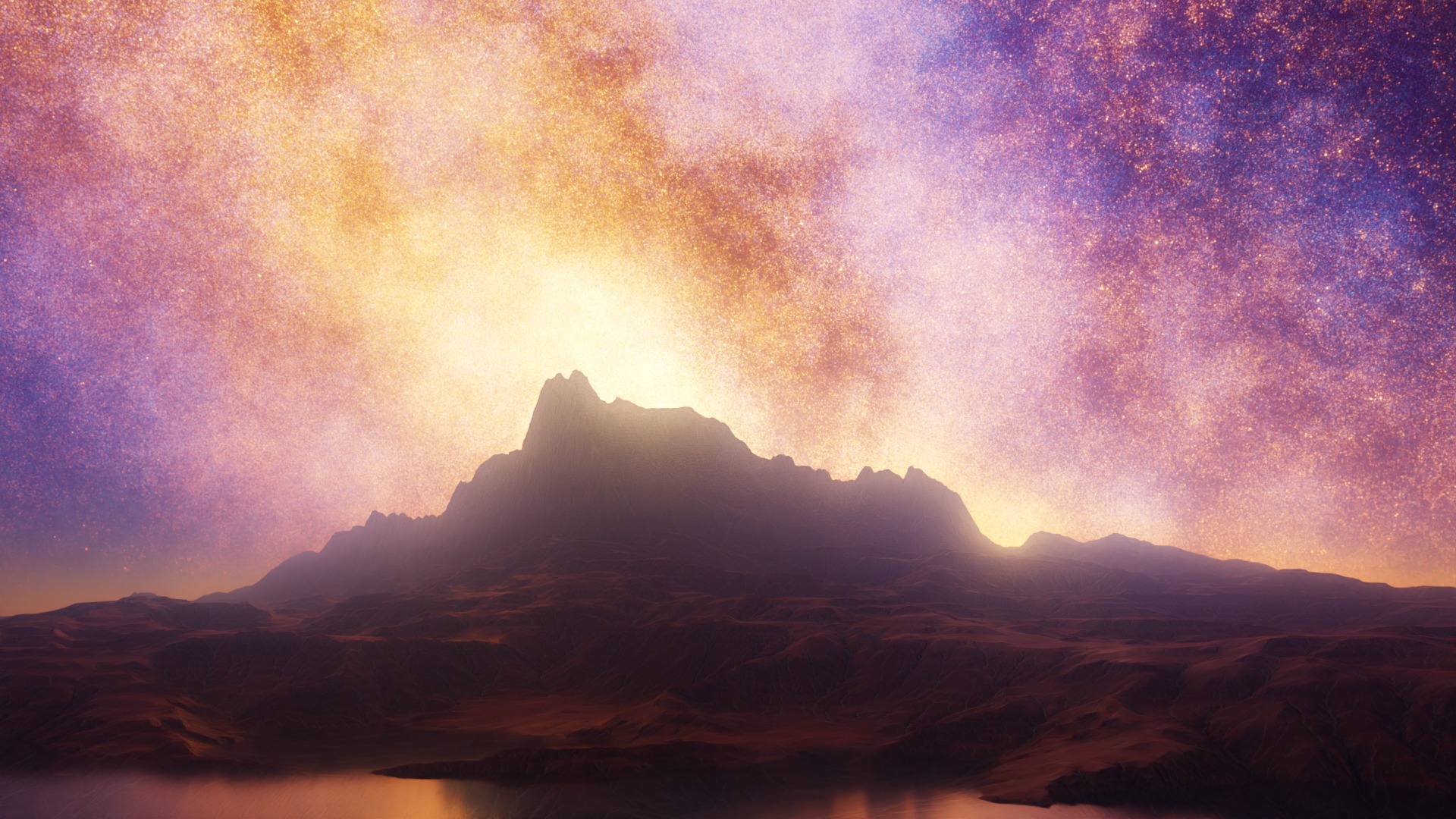 16 Colorful Galactic Starfield 8K Hdris Pack Low-poly 3D model_68