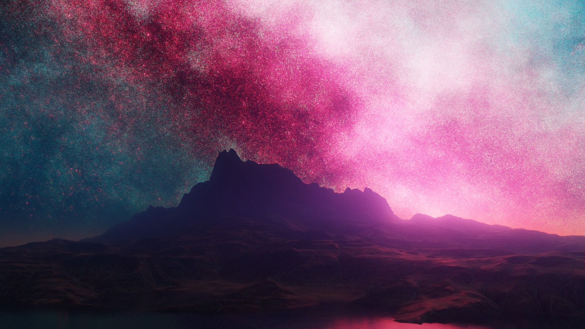 16 Colorful Galactic Starfield 8K Hdris Pack Low-poly 3D model_15
