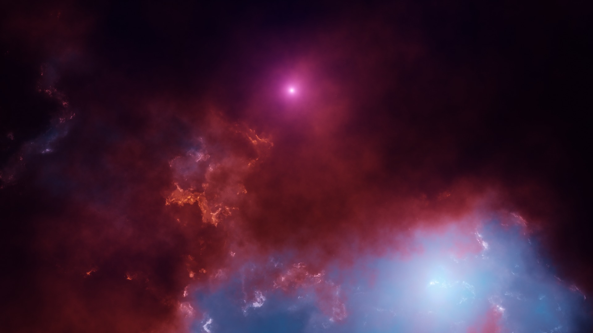 Space Hdri Skybox Free low-poly 3D model_8