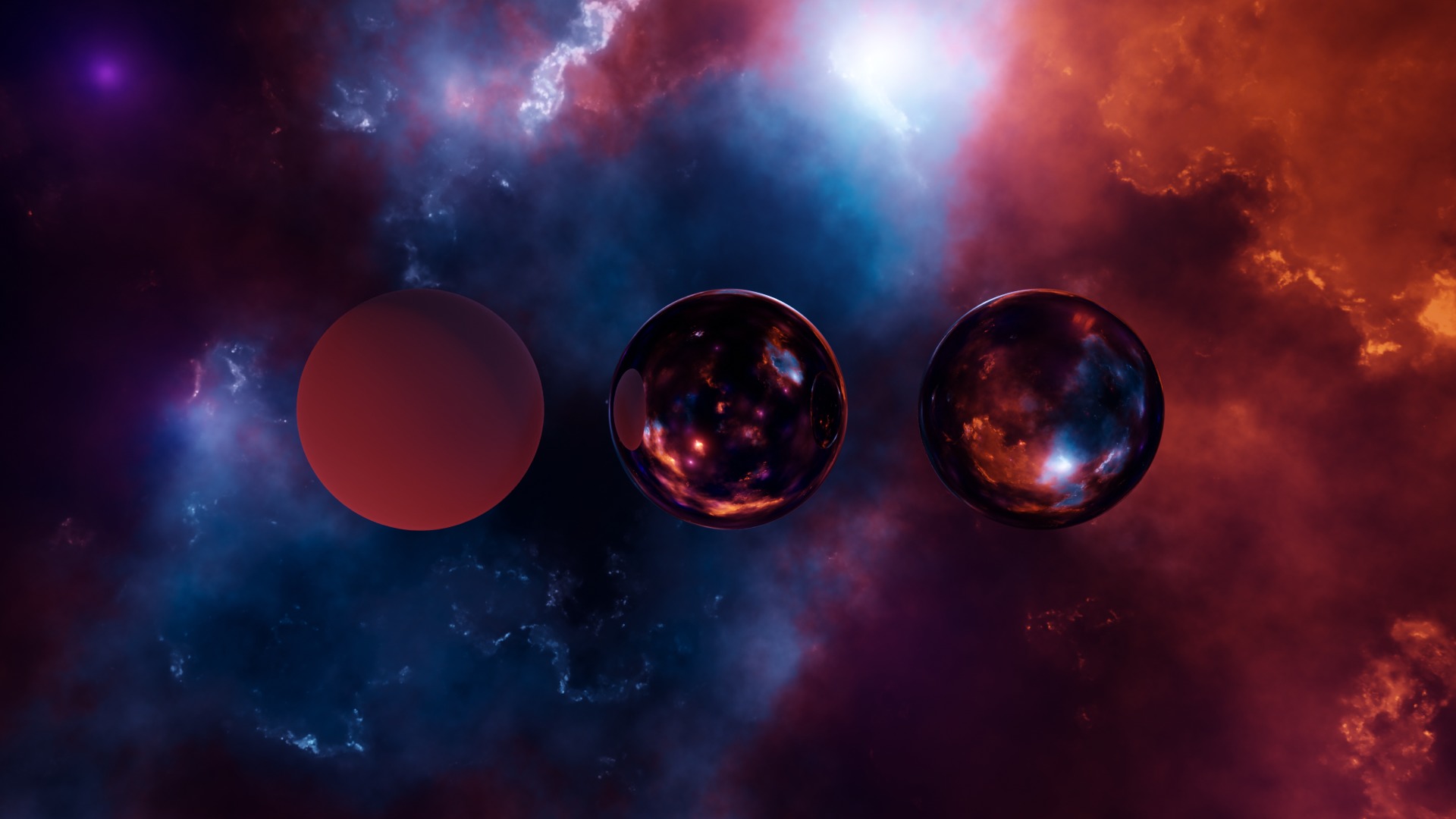 Space Hdri Skybox Free low-poly 3D model_6