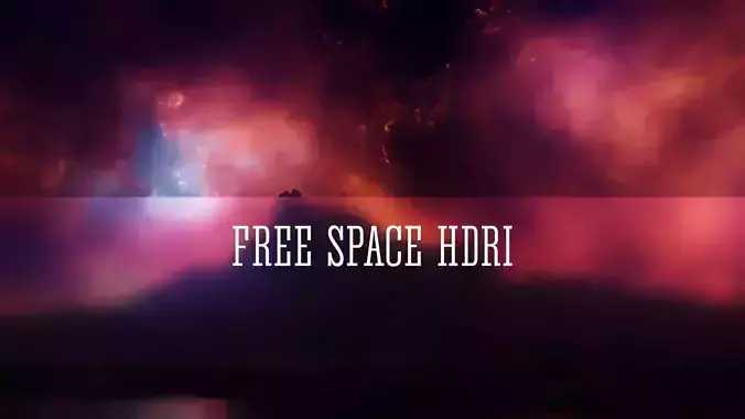 Space Hdri Skybox Free low-poly 3D model