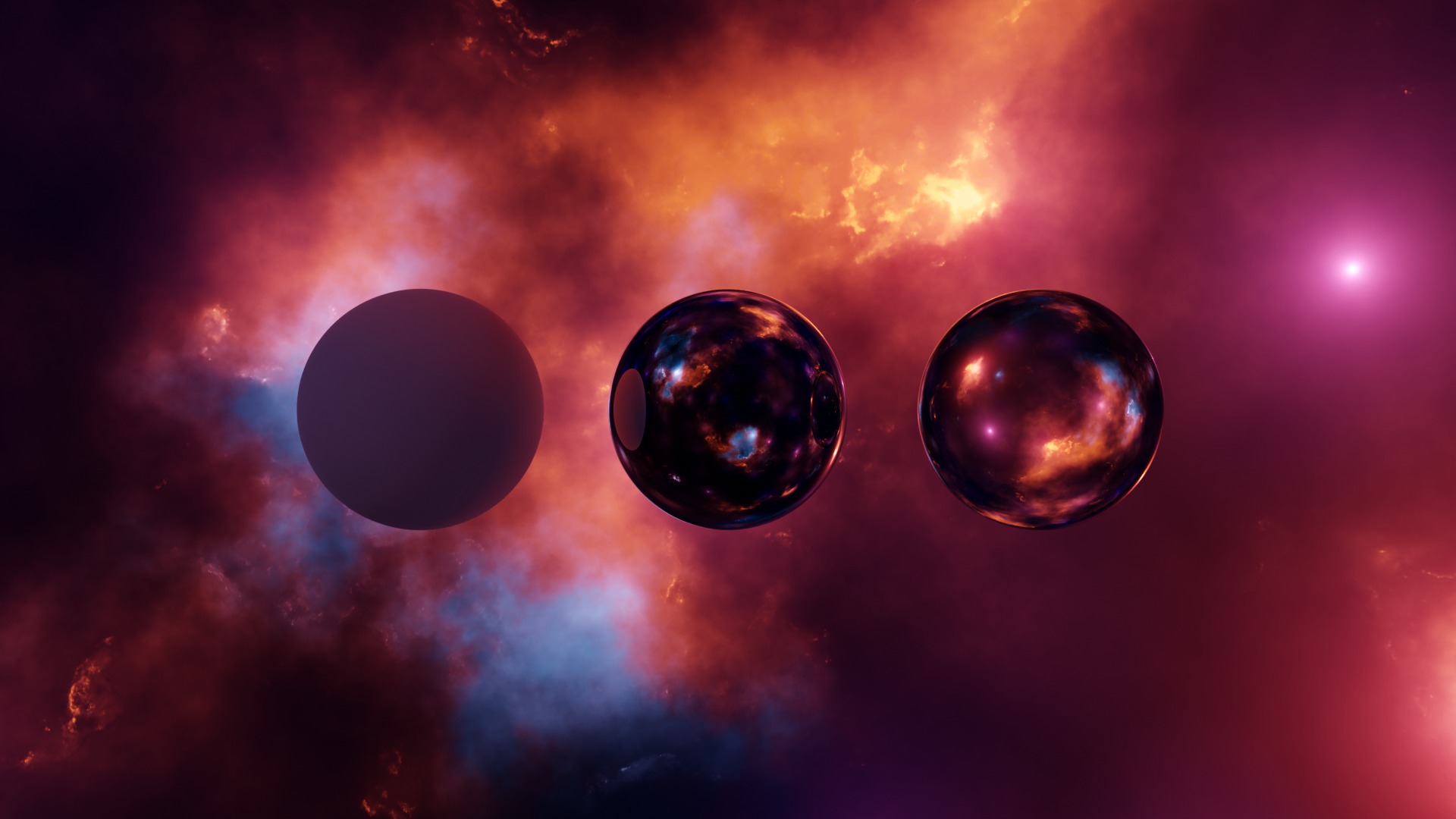 Space Hdri Skybox Free low-poly 3D model_4