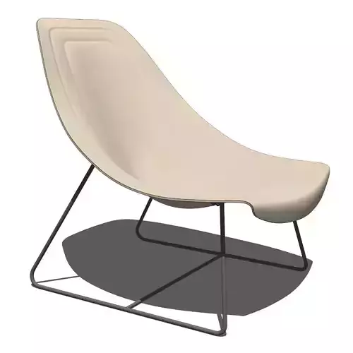 Oyster Light Armchair by i4Marini 3D model