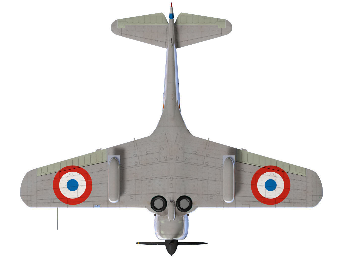Ki43 Hayabusa type2-Otsu oscar 3D model_13