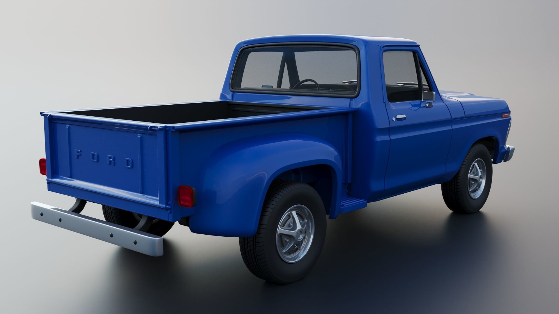 F-100 1973 3D print model_23