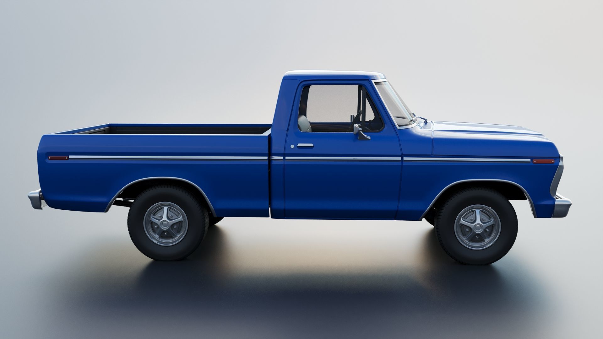 F-100 1973 3D print model_10