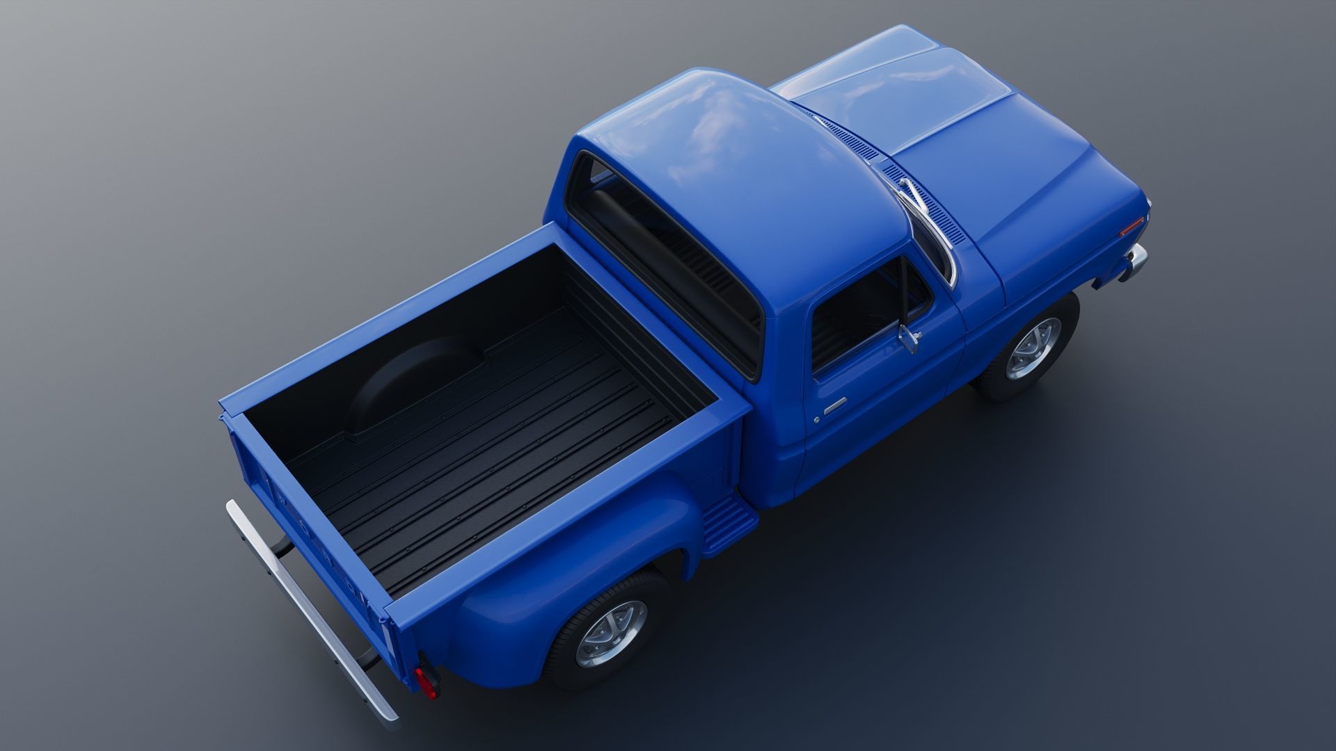 F-100 1973 3D print model_24