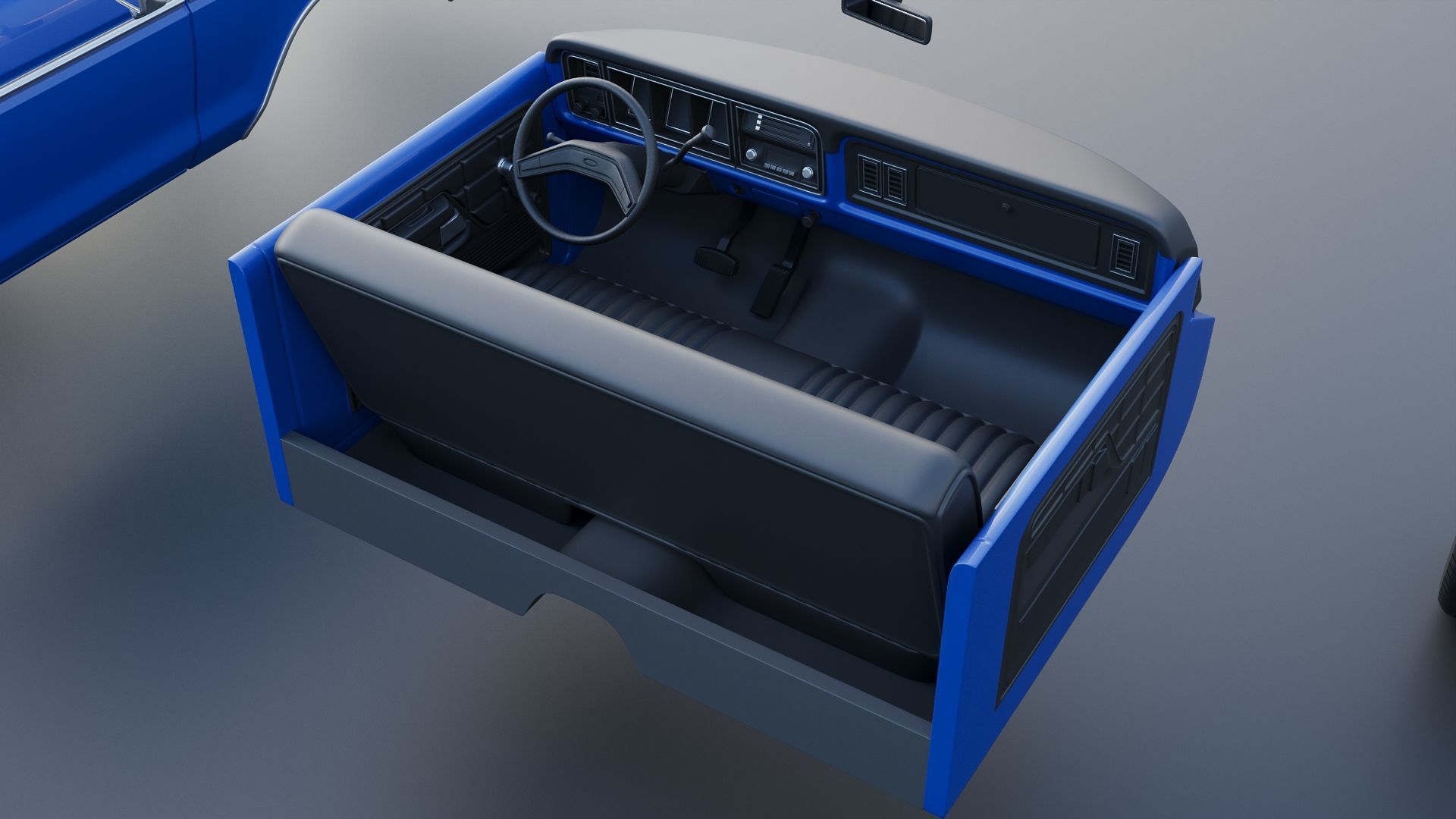 F-100 1973 3D print model_37