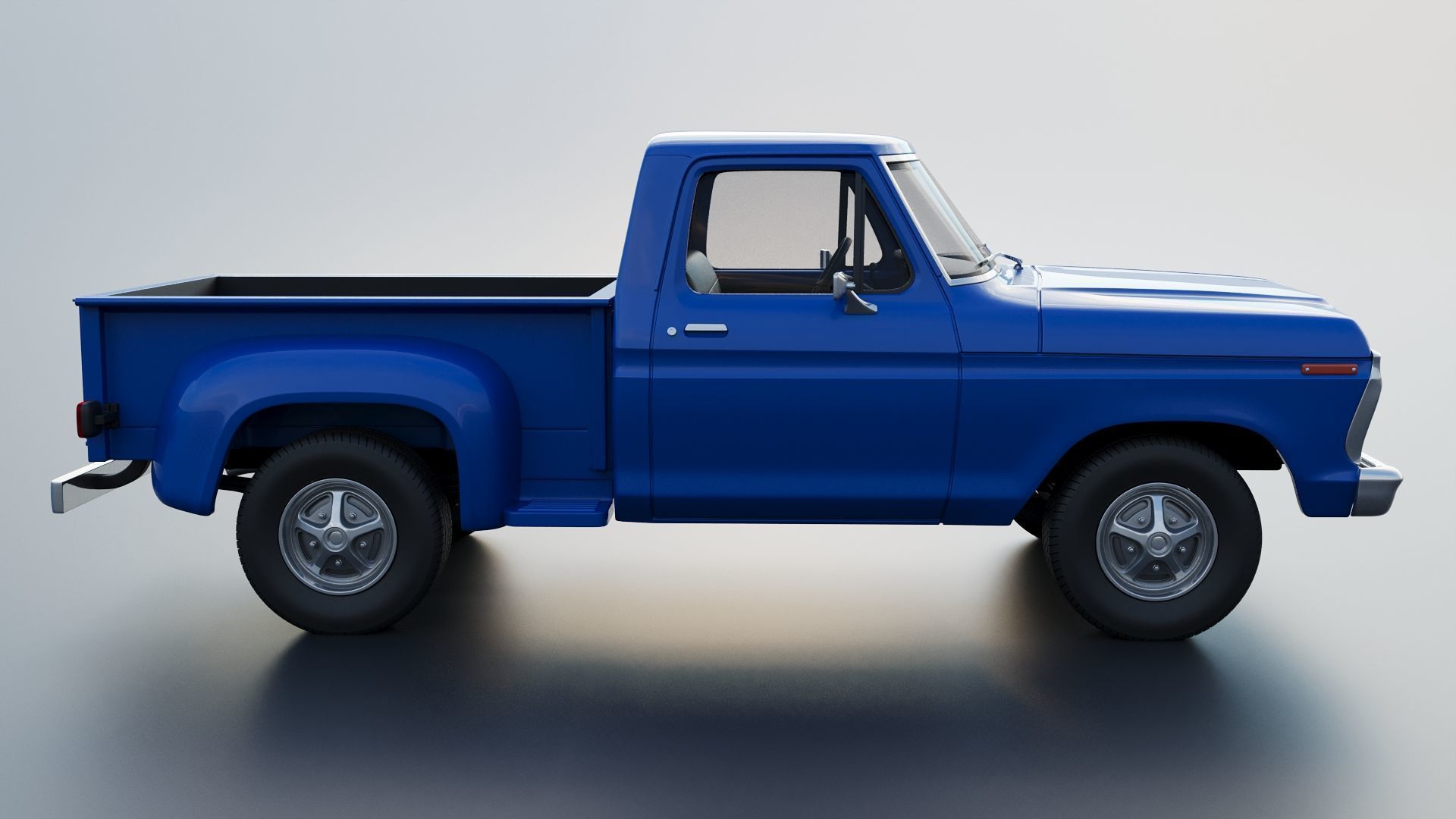 F-100 1973 3D print model_25