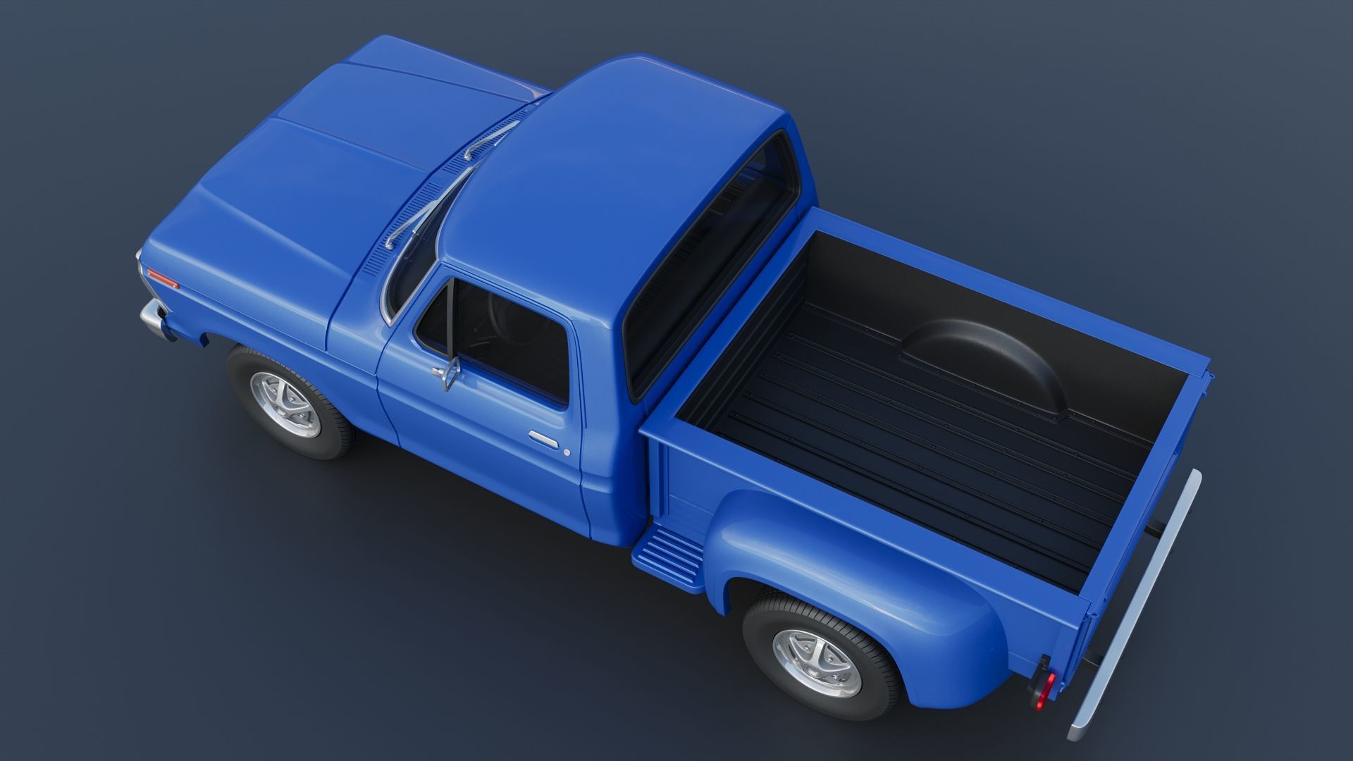 F-100 1973 3D print model_22