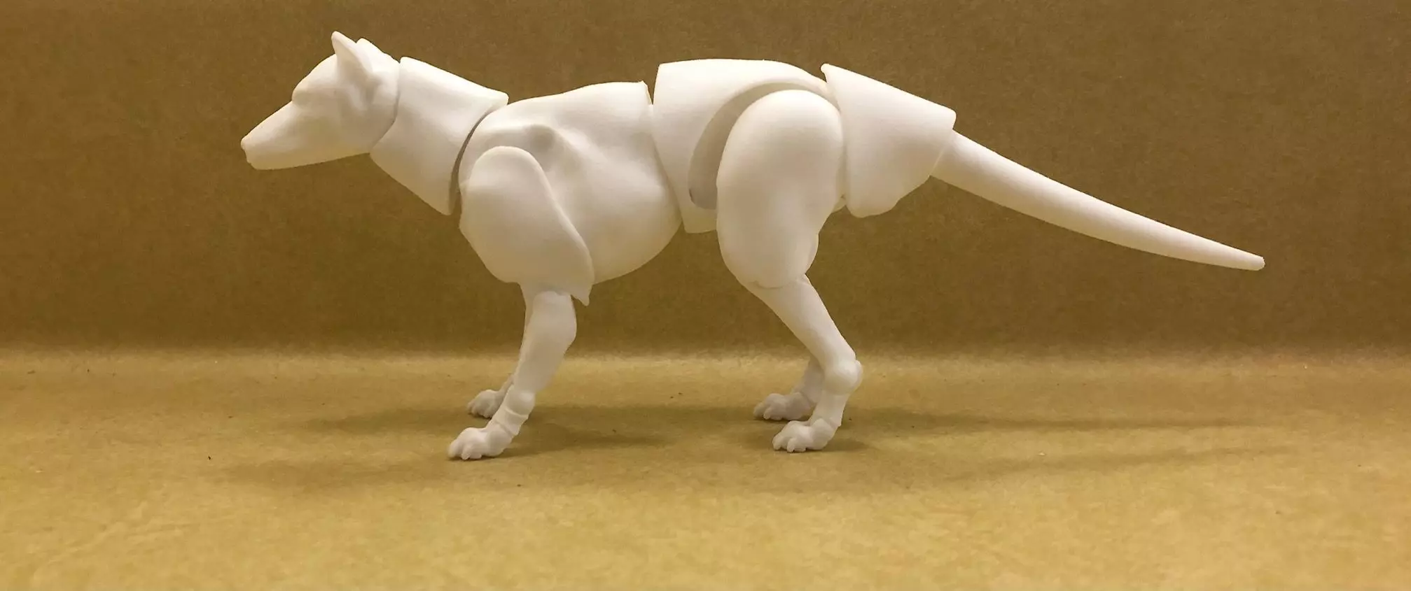 Tasmanian Tiger Articulated Figure 3D print model_0