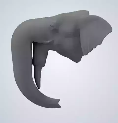 Deinotherium Figure Head 3D print model