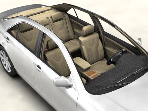 Toyota Camry 2007 3D model_5