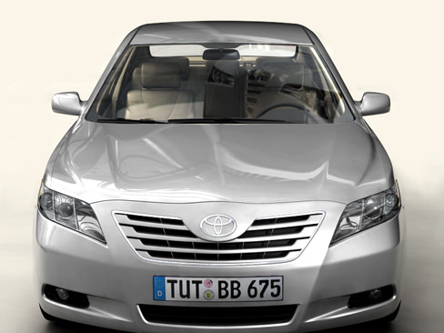 Toyota Camry 2007 3D model_2