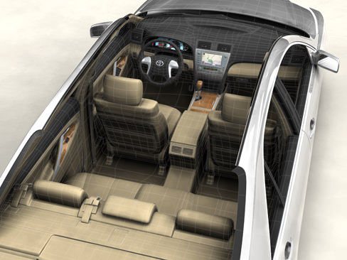 Toyota Camry 2007 3D model_6