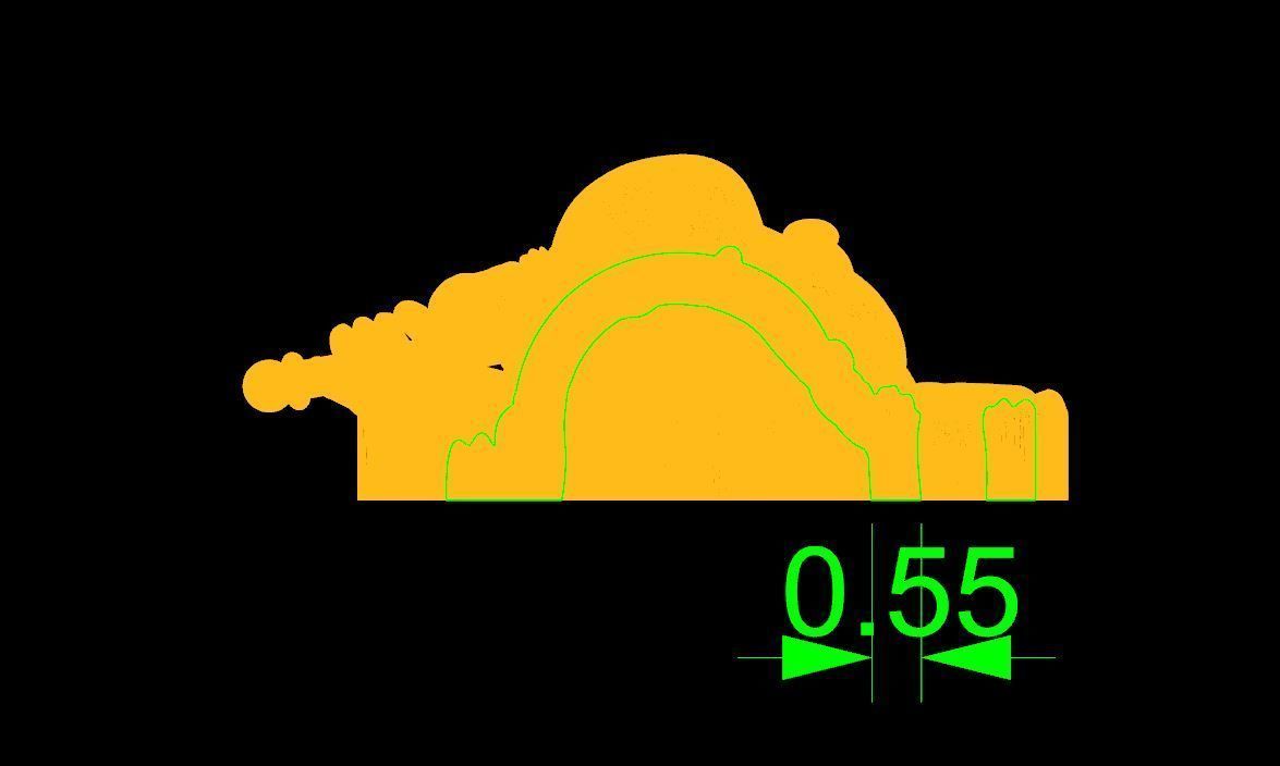 Ganesha pendant 3D print model_5
