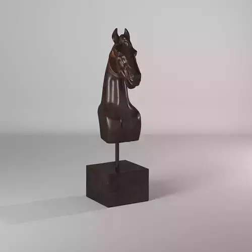 Horse Head Medieval Bust Animal
