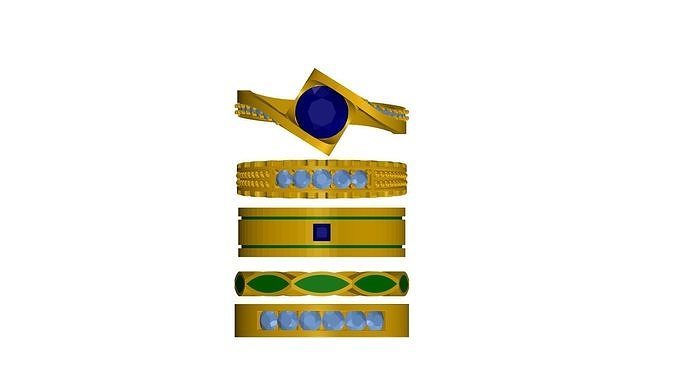 Ring 11-15 3D Printable Model Free New Band Ring  3D print model