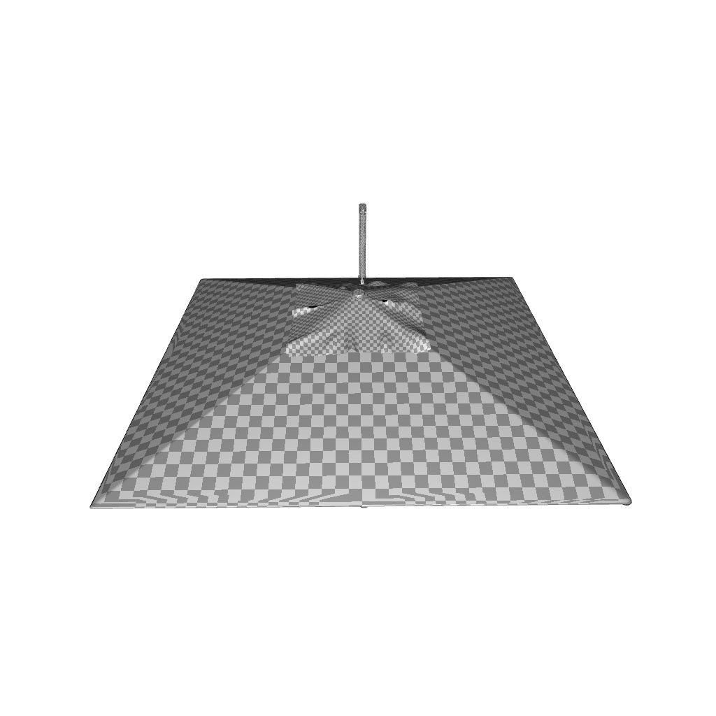 Grote Square Cantilever Umbrella 3D model_4