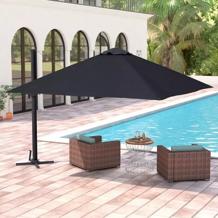 Grote Square Cantilever Umbrella 3D model_0