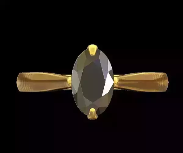 Oval Solitaire Engagement Ring