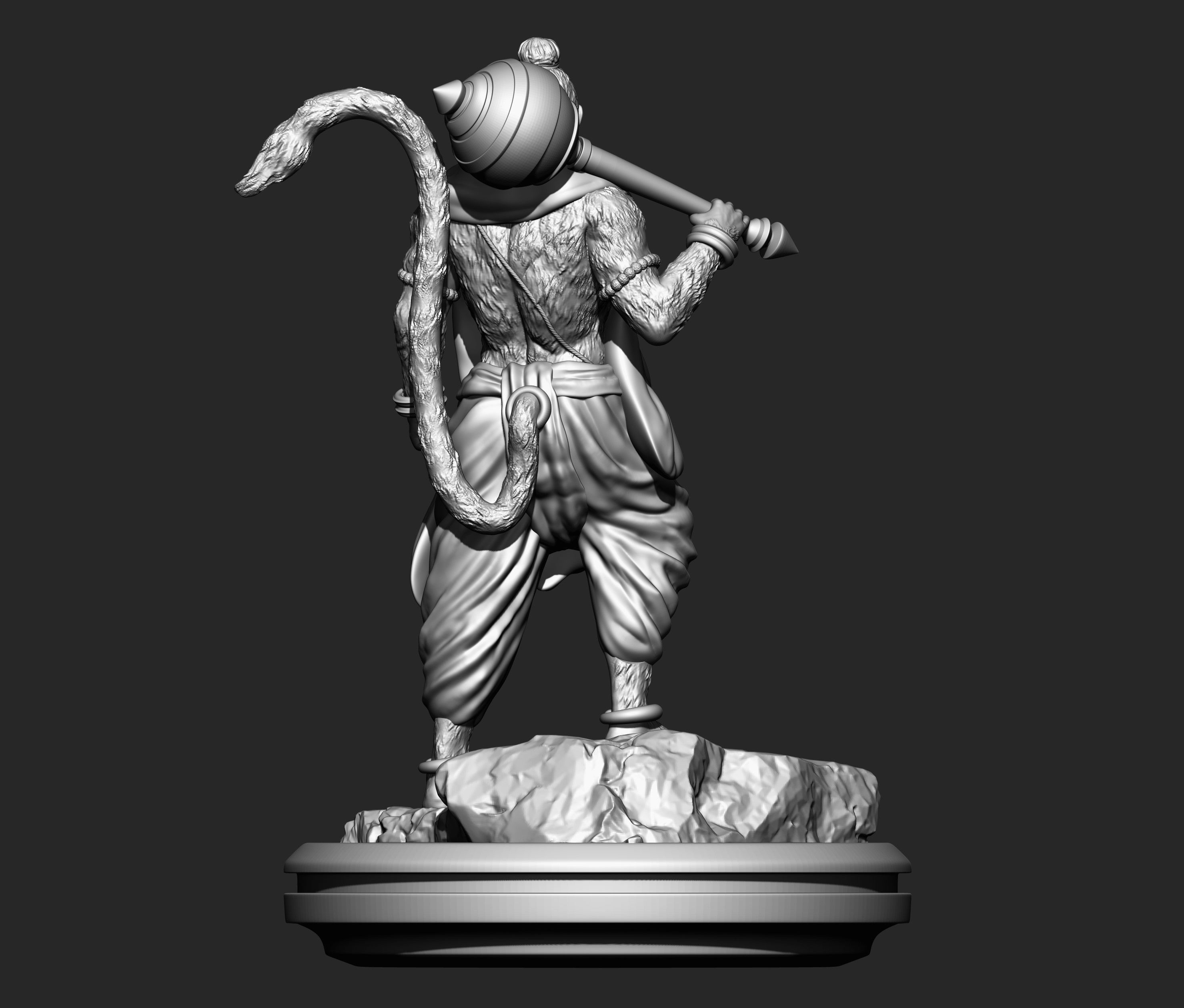LORD HANUMAN 3D print model_1